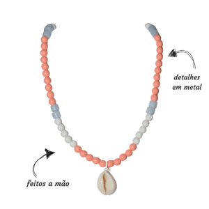 Colar Búzios Salmão (unidade)