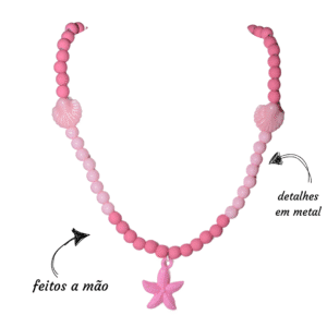 Colar Estrela do Mar Rosa (unidade)