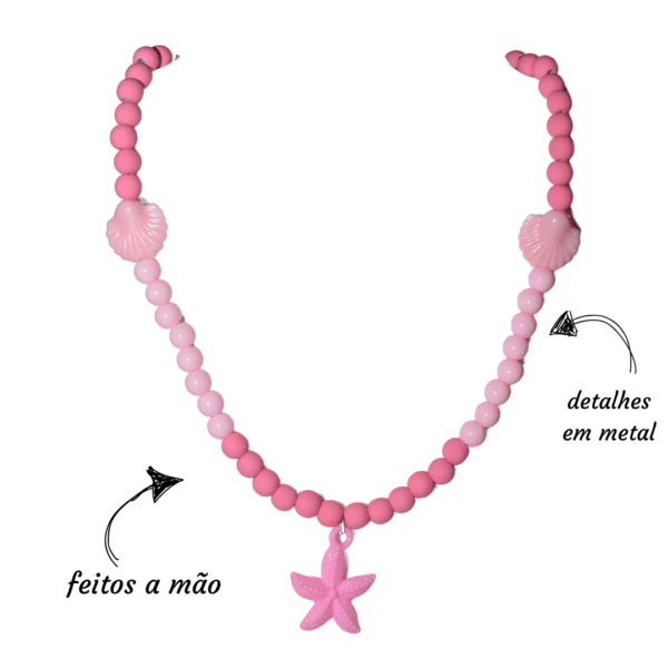 Colar Estrela do Mar Rosa (unidade)