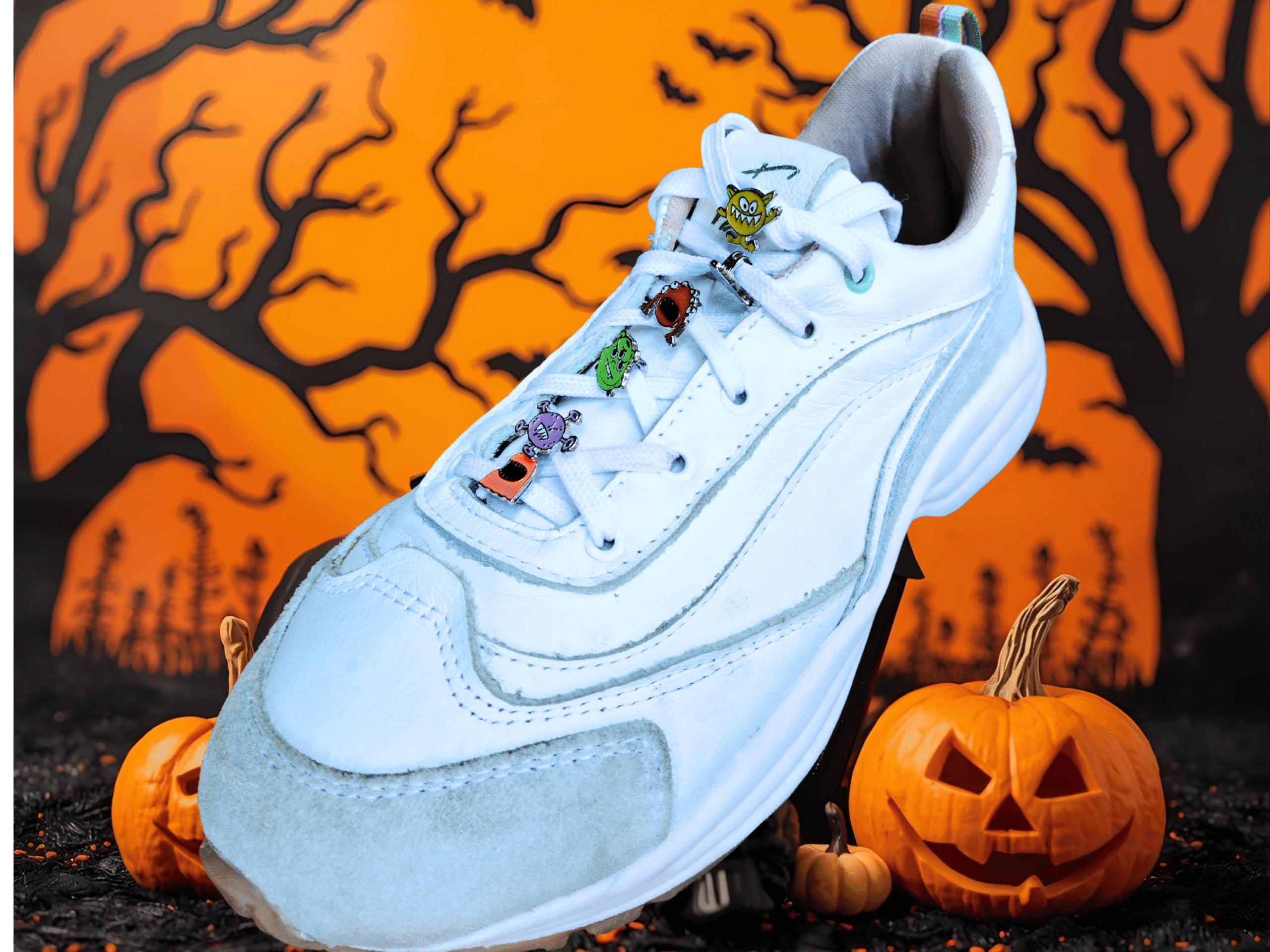 Cartela Pingente para Cadarço Halloween - 6 Pingentes