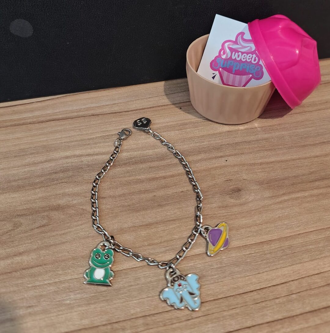 Pulseira Sweet Premium - 3 Pingentes